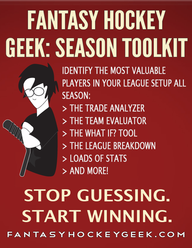 Fantasy Hockey Geek: Season Toolkit
